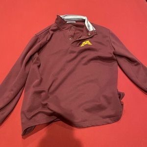Minnesota gophers pinned quarter zip
